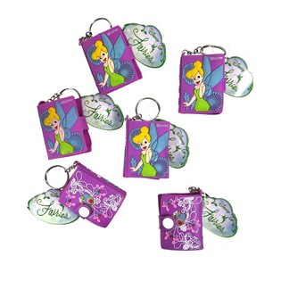 PORTE-CL&Eacute;S DISNEY TINKERBELL AVEC CARNET (48 pcs)