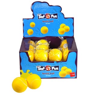 SMIFFY'S BALLE DE TENNIS EN MOUSSE EN PR&Eacute;SENTOIR (24 pcs)