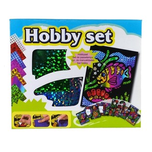 Grand kit de loisirs cr&eacute;atifs pour enfants (6 pi&egrave;ces)