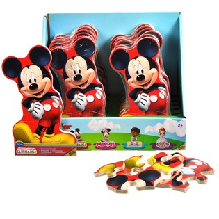 Puzzle en bois Disney Mickey Mouse Clubhouse en pr&eacute;sentoir (12 pcs)