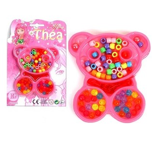 Kit de perles, cr&eacute;e ton propre bracelet (24 pcs)