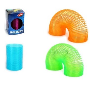 SPIRALE ARC-EN-CIEL EN BO&Icirc;TE 6 CM (24 pcs)