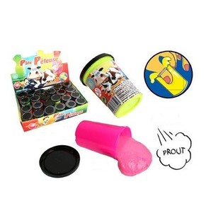PUTTY SLIME PUANTEUR COULEURS N&Eacute;ON EN PR&Eacute;SENTOIR, 70g (24 pcs)