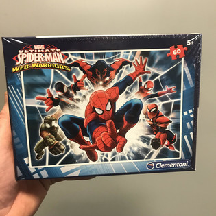 MARVEL &ndash; PUZZLE SPIDERMAN, 60 Pi&egrave;ces (4 pi&egrave;ces)