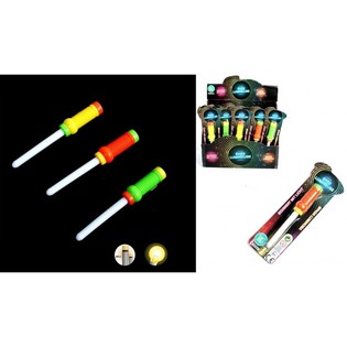 B&acirc;ton lumineux 12 cm en pr&eacute;sentoir (24 pcs.)
