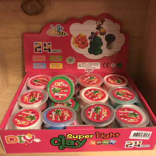 P&acirc;te &agrave; modeler Super Light en pr&eacute;sentoir (24 pcs.)