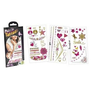 REVELL - TATOUAGES M&Eacute;TALLIQUES POUR FILLES (6 Pcs)
