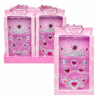 Panoplie Princesse en Bo&icirc;te Luxe, en Pr&eacute;sentoir (12 pcs.)