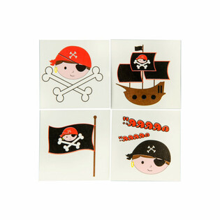 TATOUAGES &Eacute;PH&Eacute;M&Egrave;RES PIRATES (288 pces)