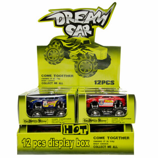 Monster Truck de Police en Pr&eacute;sentoir (12 pcs)