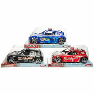 Voitures de Police &agrave; Friction sur Blister (6 pcs)