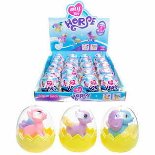 MY LITTLE HORSE EN &OElig;UF SURPRISE EN PR&Eacute;SENTOIR (20 pcs)