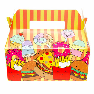 Bo&icirc;tes Menu Fastfood - 22,5 x 12 x 9,5 cm (24 pi&egrave;ces)