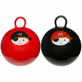 Ballon Sauteur Pirate - &Oslash; 46 cm - Mix de Couleurs (6 pi&egrave;ces)