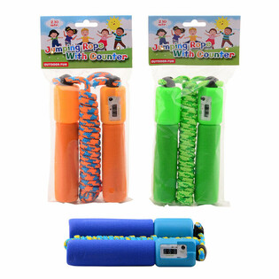 OUTDOOR FUN - CORDE &Agrave; SAUTER AVEC COMPTEUR, 2,10 M (6 pcs)