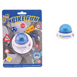 Sir&egrave;ne de Police Bike Fun - Lumi&egrave;re & Son pour V&eacute;lo Enfant