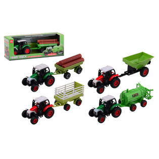FARM MASTER - COFFRET TRACTEURS DIE-CAST - MOD&Egrave;LES VARI&Eacute;S (12 pcs.)