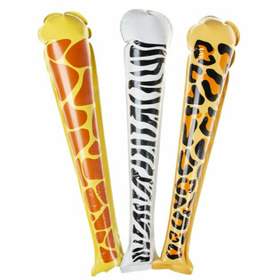 Batte Auto-gonflable 'Animaux Sauvages' - 49x13cm - Pr&eacute;sentoir (48 pcs)