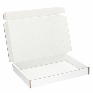 Bo&icirc;te postale extra-plate A5 BLANCHE - 220x155x28 mm (50 pcs)