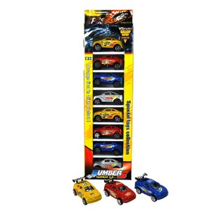 8 Petites Voitures Jouets en Bo&icirc;te