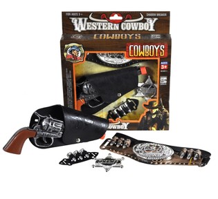 Panoplie de Cowboy du Western - Mod&egrave;le 1 (Lot de 2)
